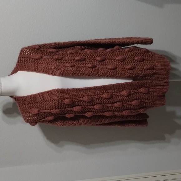 FavLux Fashion Cardigan Deep Rose Size M/L - Picture 1 of 8